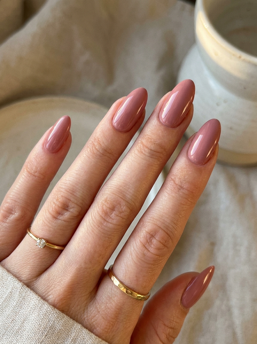 Dusty Rose Nägel